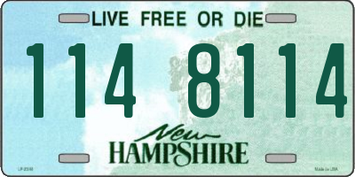 NH license plate 1148114