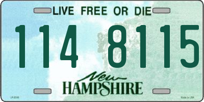 NH license plate 1148115