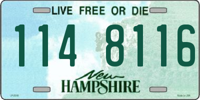 NH license plate 1148116