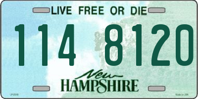 NH license plate 1148120