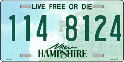 NH license plate 1148124