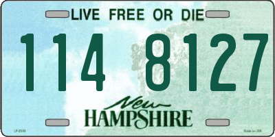 NH license plate 1148127