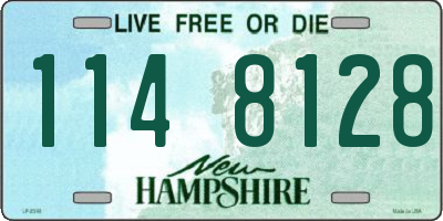 NH license plate 1148128