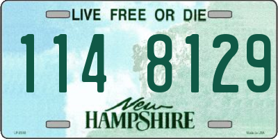 NH license plate 1148129