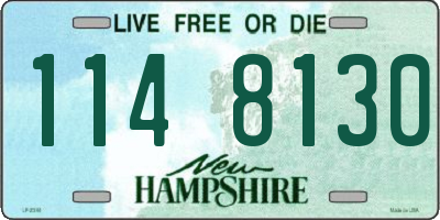 NH license plate 1148130