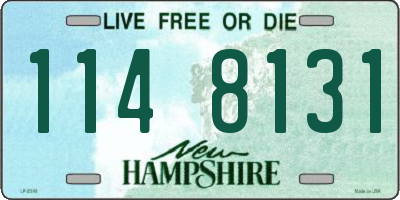 NH license plate 1148131
