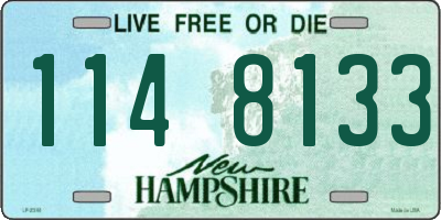 NH license plate 1148133