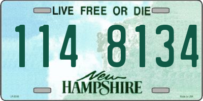 NH license plate 1148134