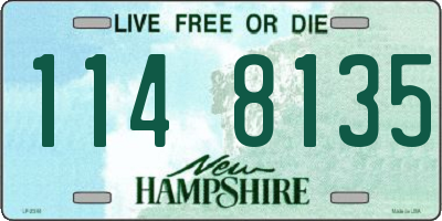 NH license plate 1148135