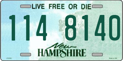 NH license plate 1148140
