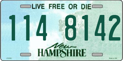 NH license plate 1148142