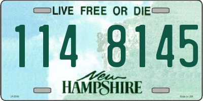 NH license plate 1148145