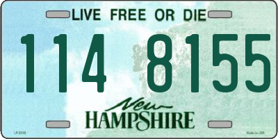 NH license plate 1148155