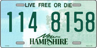 NH license plate 1148158