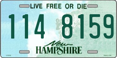 NH license plate 1148159