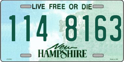NH license plate 1148163