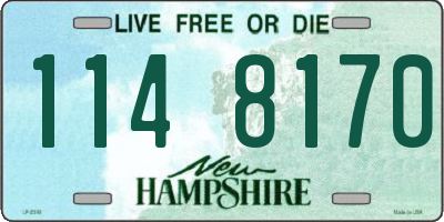 NH license plate 1148170