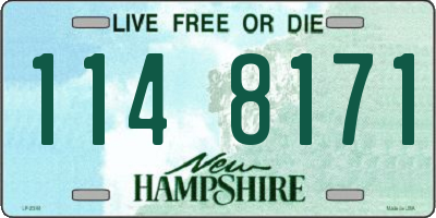 NH license plate 1148171