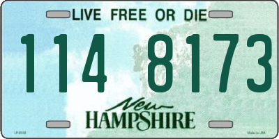 NH license plate 1148173