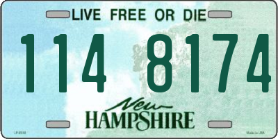 NH license plate 1148174