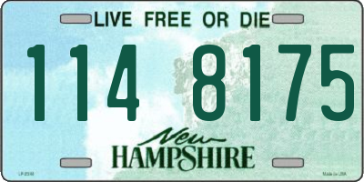 NH license plate 1148175