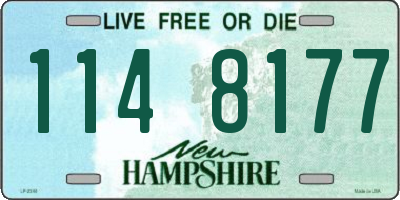 NH license plate 1148177