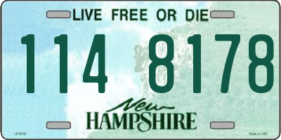 NH license plate 1148178