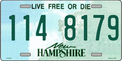NH license plate 1148179