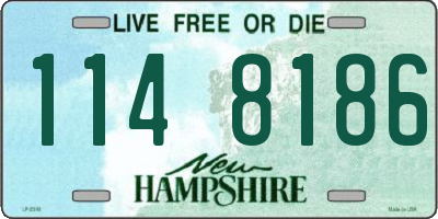 NH license plate 1148186