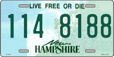 NH license plate 1148188