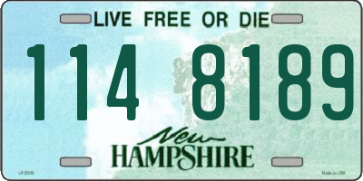 NH license plate 1148189