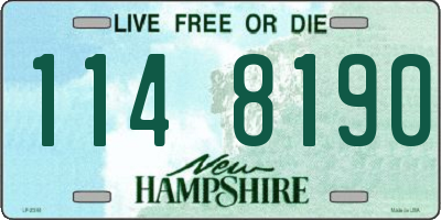 NH license plate 1148190