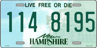 NH license plate 1148195
