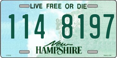 NH license plate 1148197