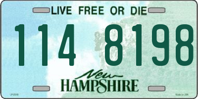 NH license plate 1148198