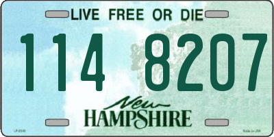 NH license plate 1148207