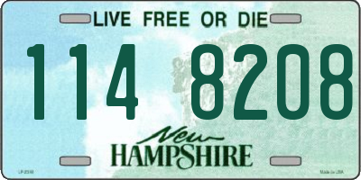 NH license plate 1148208