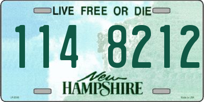 NH license plate 1148212