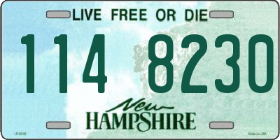 NH license plate 1148230
