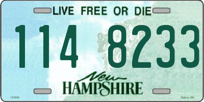 NH license plate 1148233