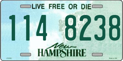NH license plate 1148238