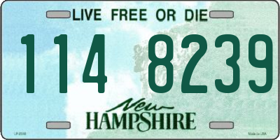 NH license plate 1148239