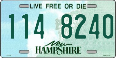 NH license plate 1148240
