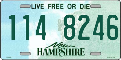 NH license plate 1148246