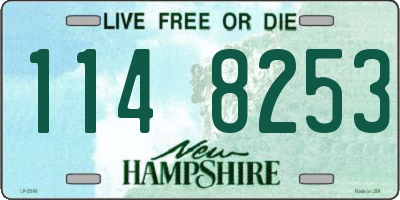 NH license plate 1148253