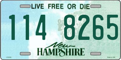 NH license plate 1148265