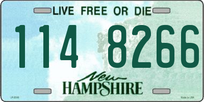 NH license plate 1148266