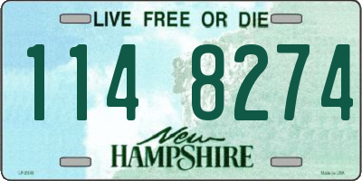 NH license plate 1148274