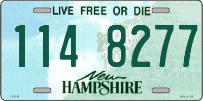 NH license plate 1148277