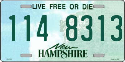 NH license plate 1148313